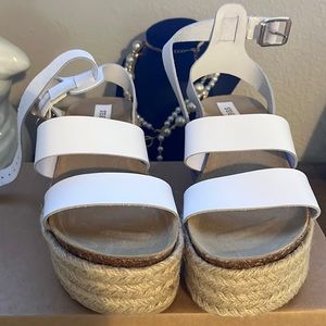 New white espadrilles